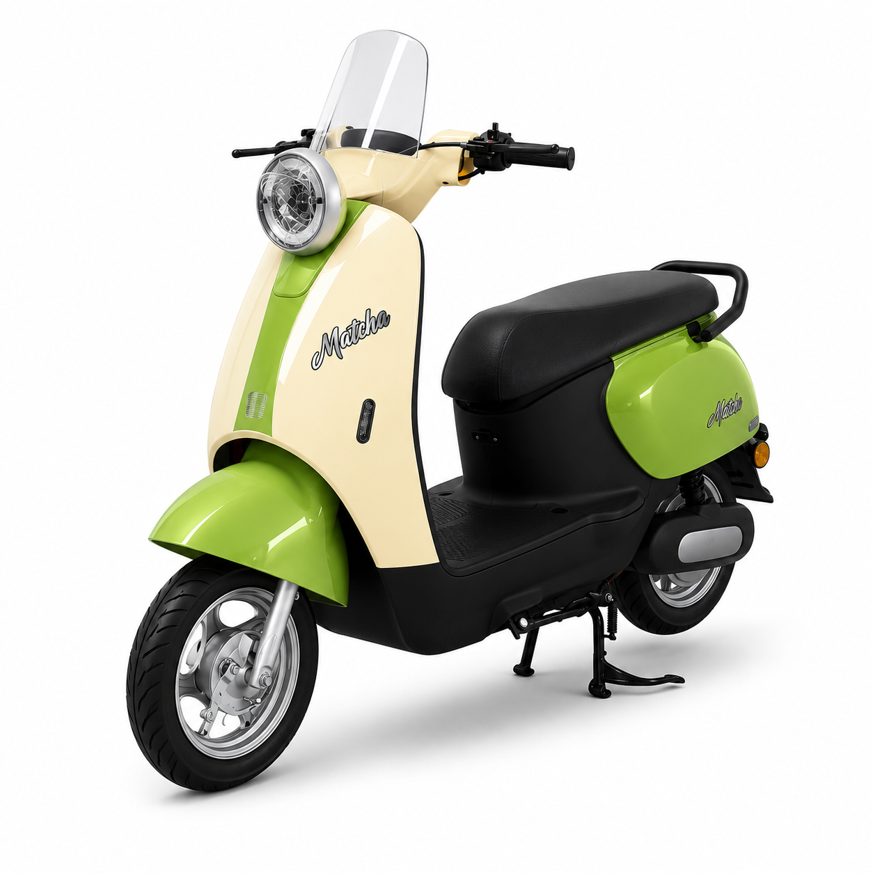 DL001 compact electric scooter side view